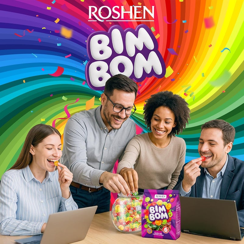 Roshen حلوى روشين بيم بوم الصلبة بنكهة الفواكه - Image 5